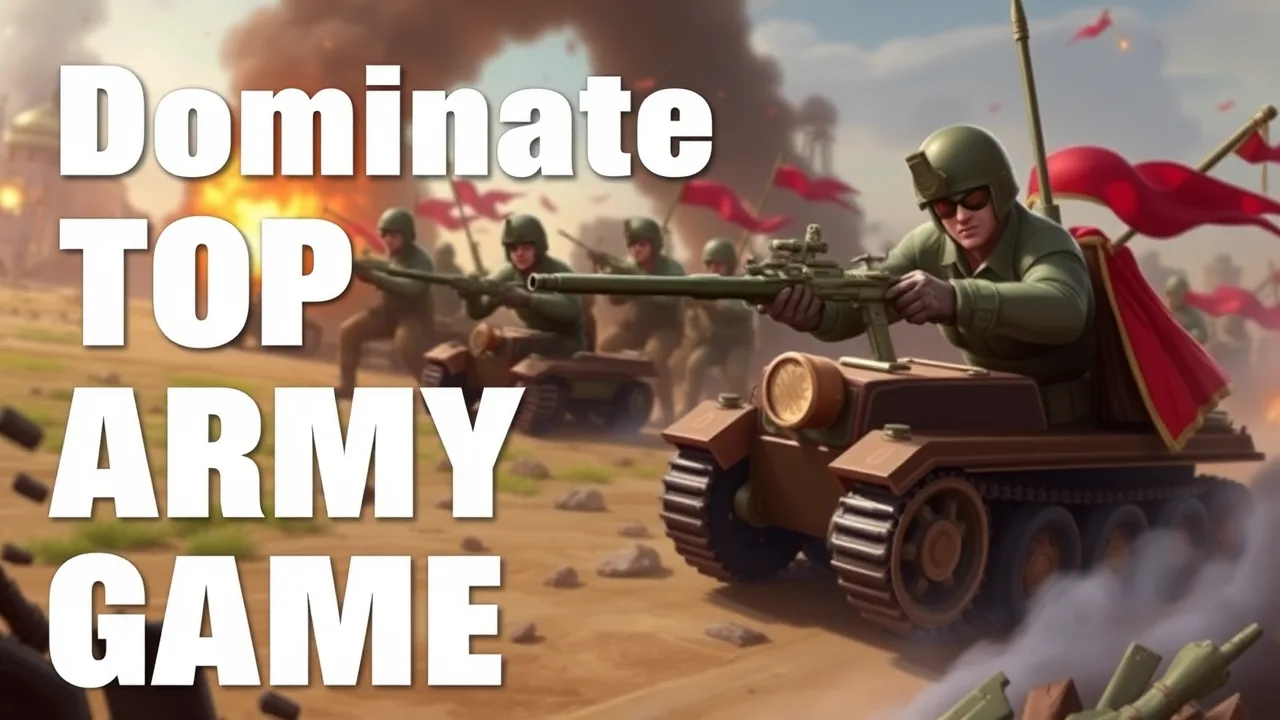 Dominate in top army game in kizi Strategy image