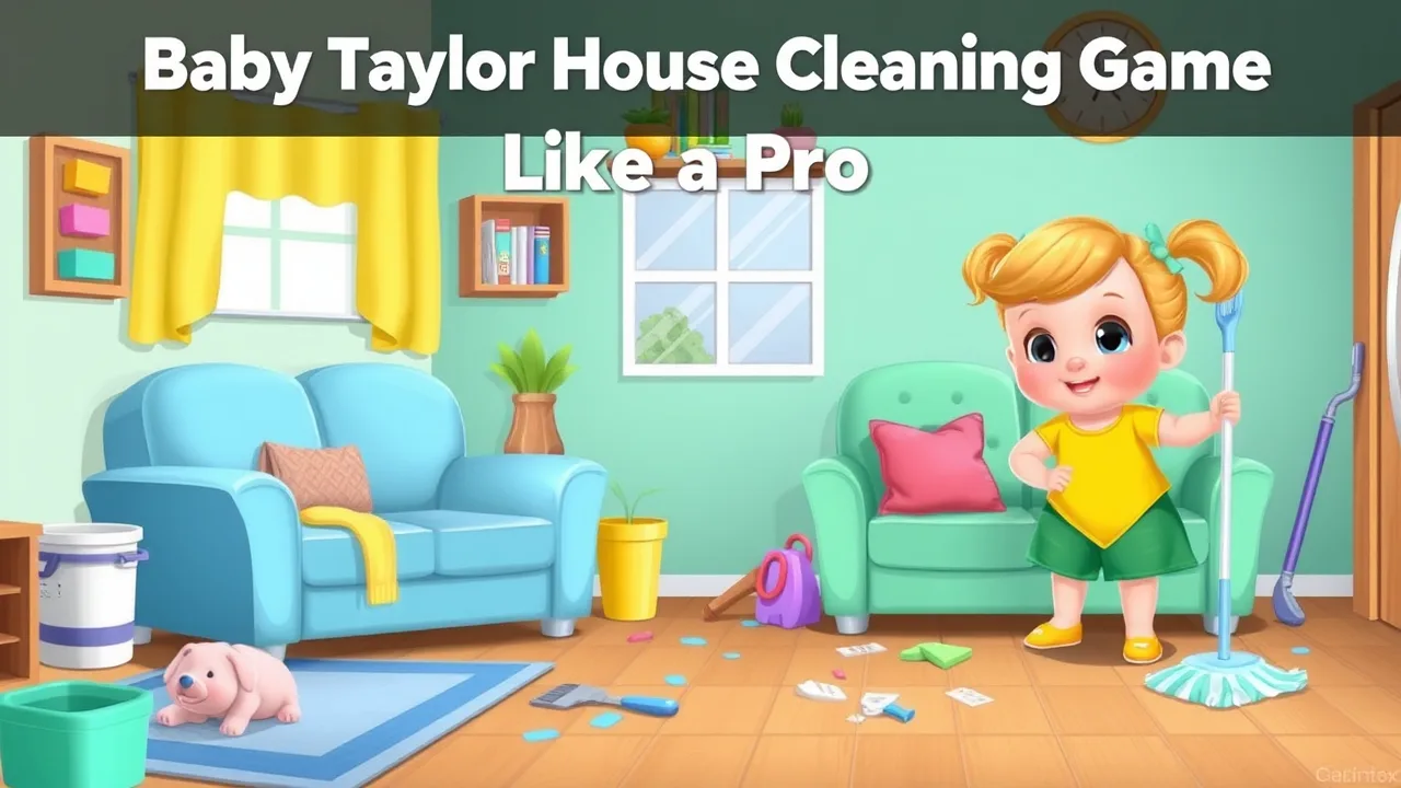 Play Baby Taylor House Cleaning Game Like a Pro! image