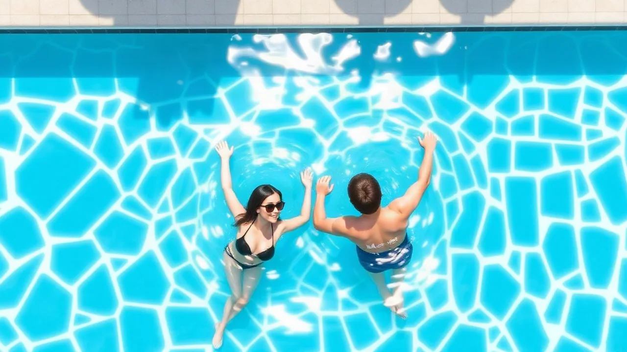 Dive Into the Fun of Swimming Pool Romance image