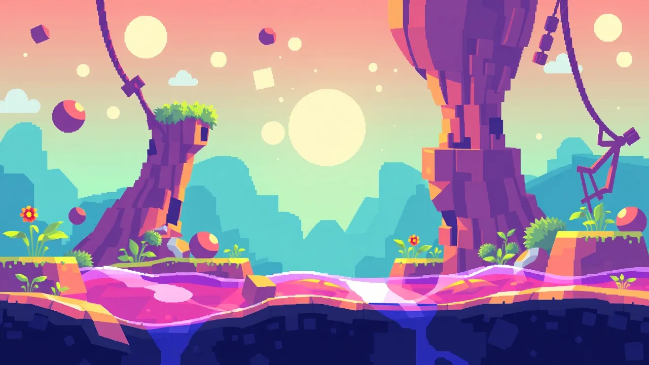Discover the Fun of pixel flow online game free image