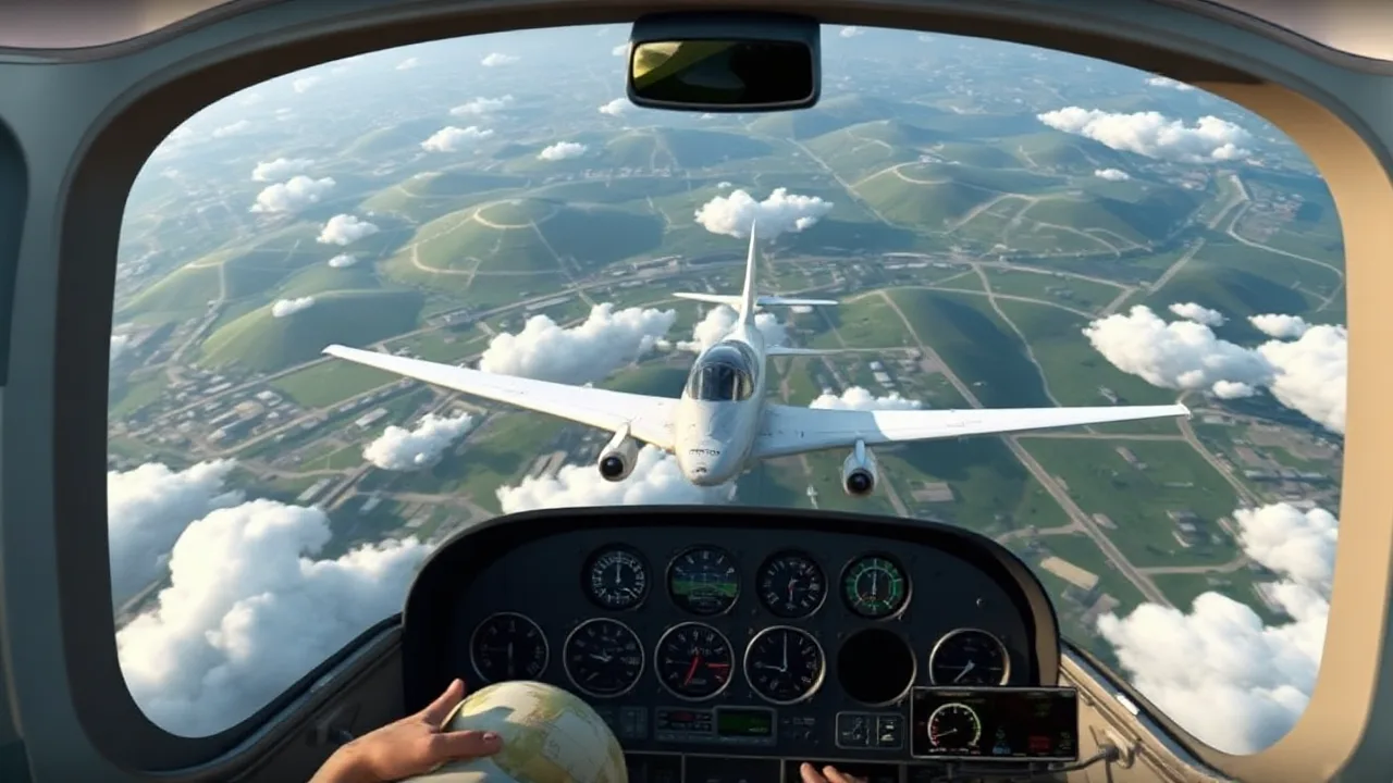 Experience Realistic Flight in Airplane Simulator 3D Games Free image