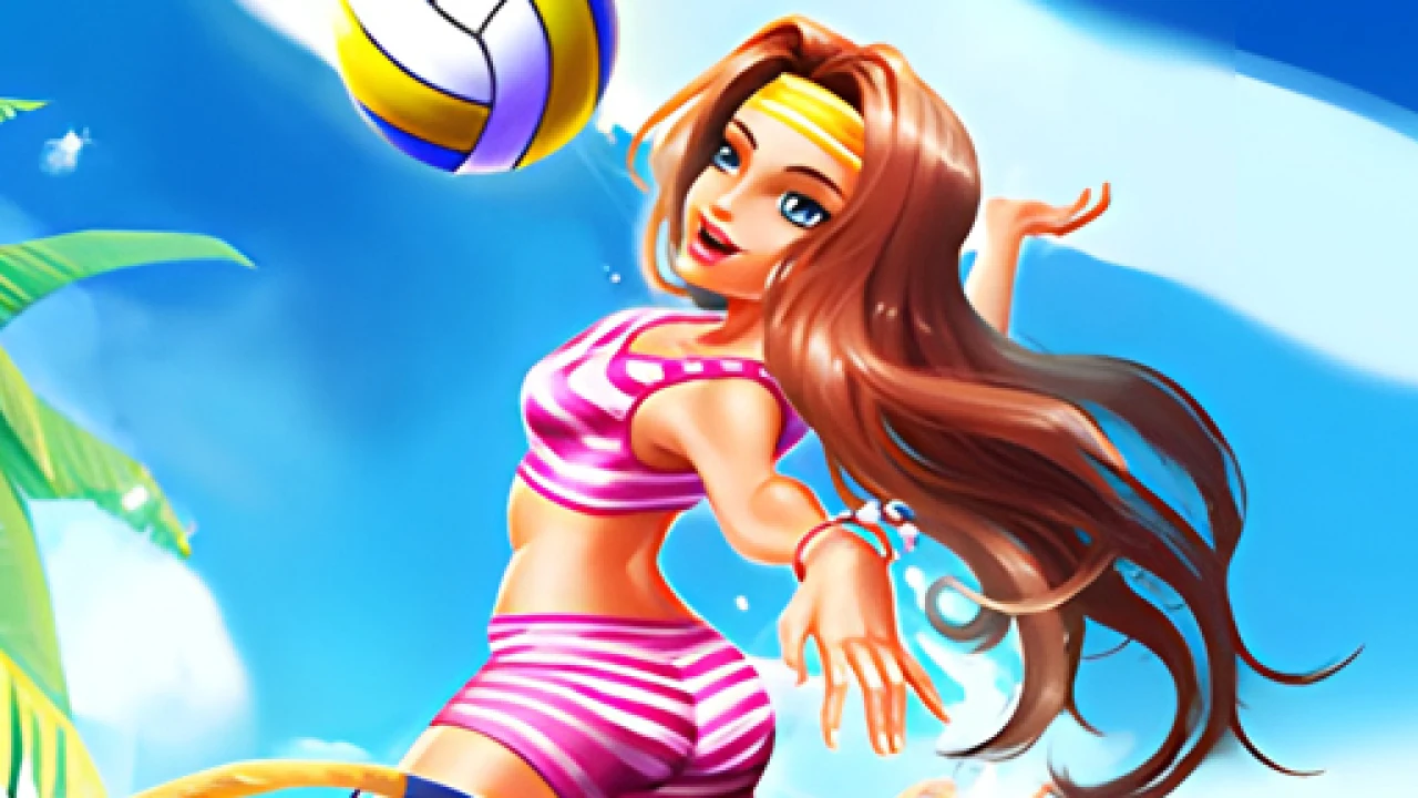 Unlock beach volley clash online puzzle fun today image