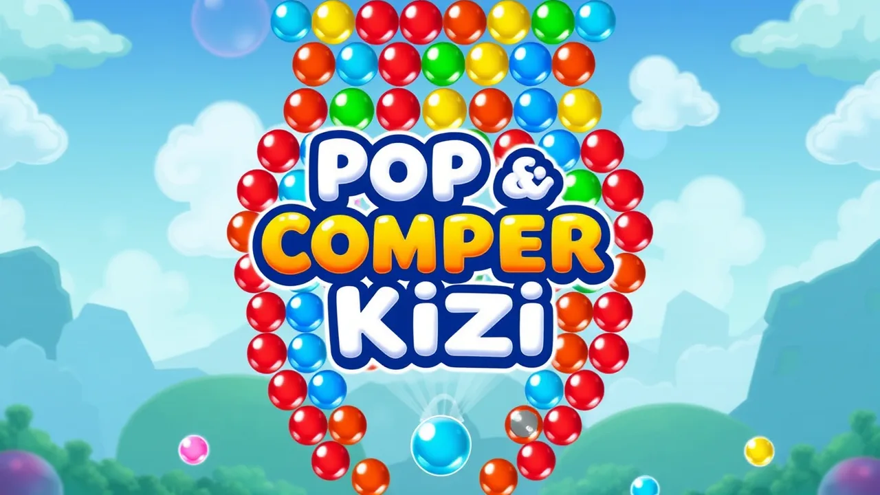 Pop and Conquer: Bubble Popper Kizi image