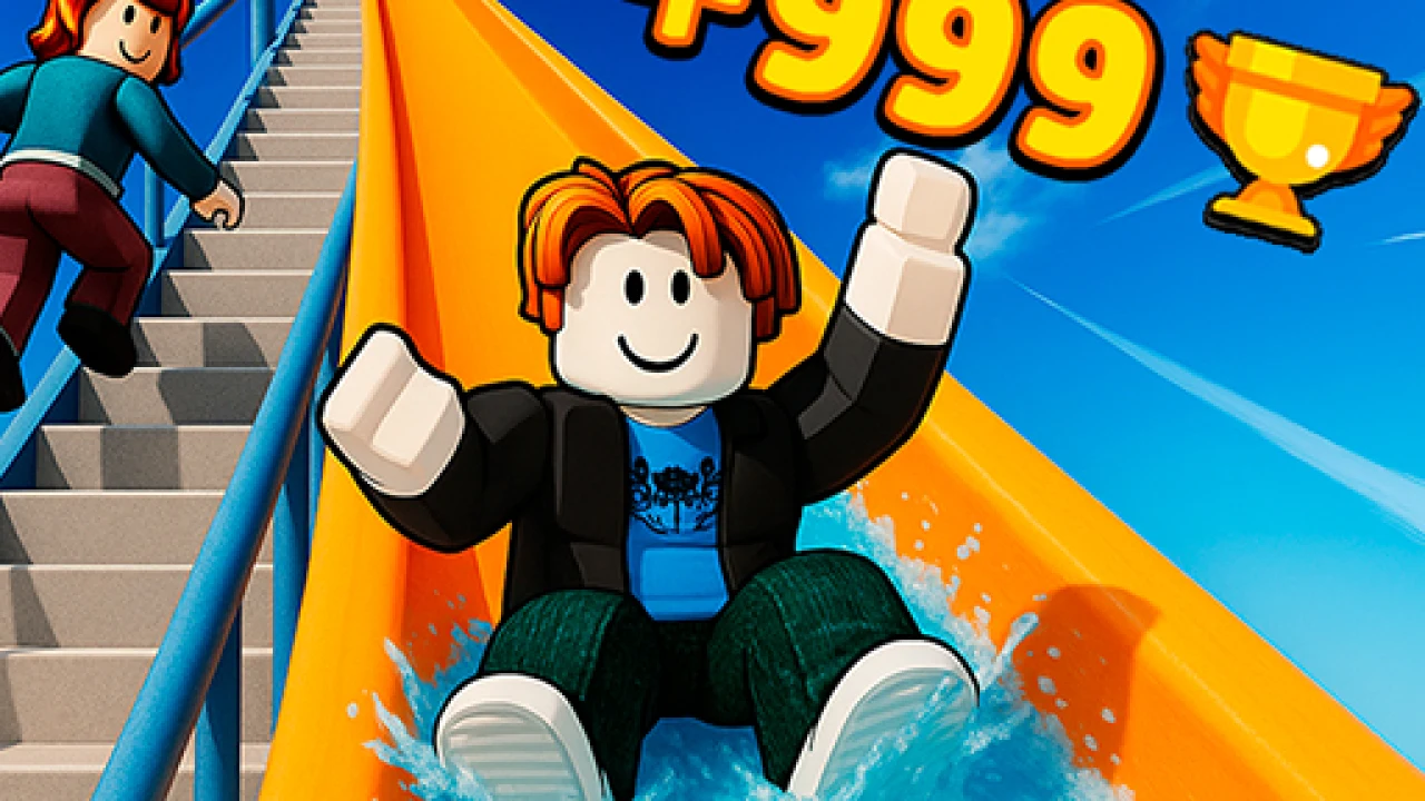 Thrilling obby climb and slide Adventure Awaits image
