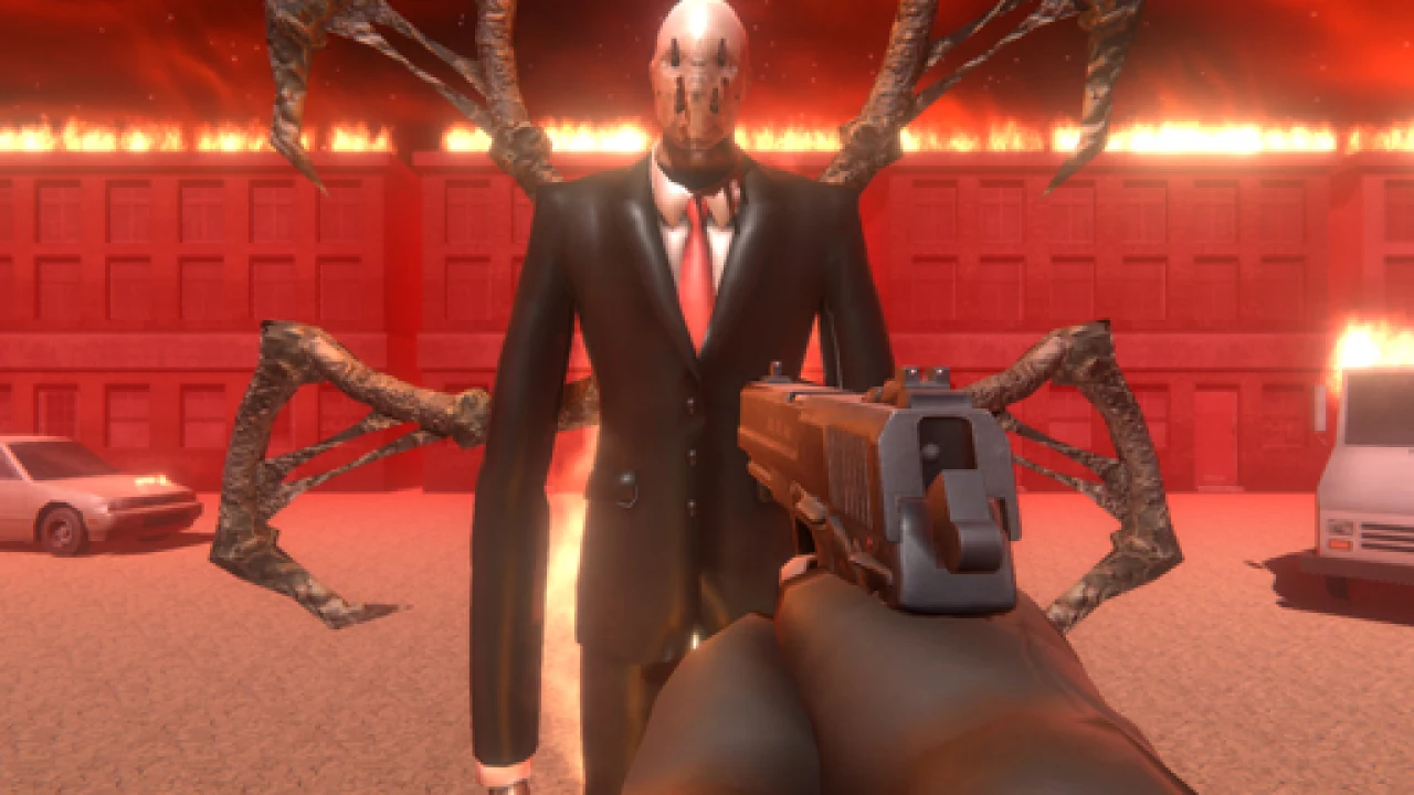 The Thrilling Shooting Challenge in slenderman image