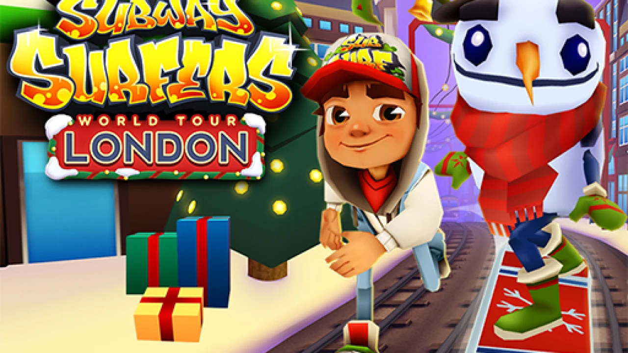 Play unblocked subway surfers london for Free Racing Fun image