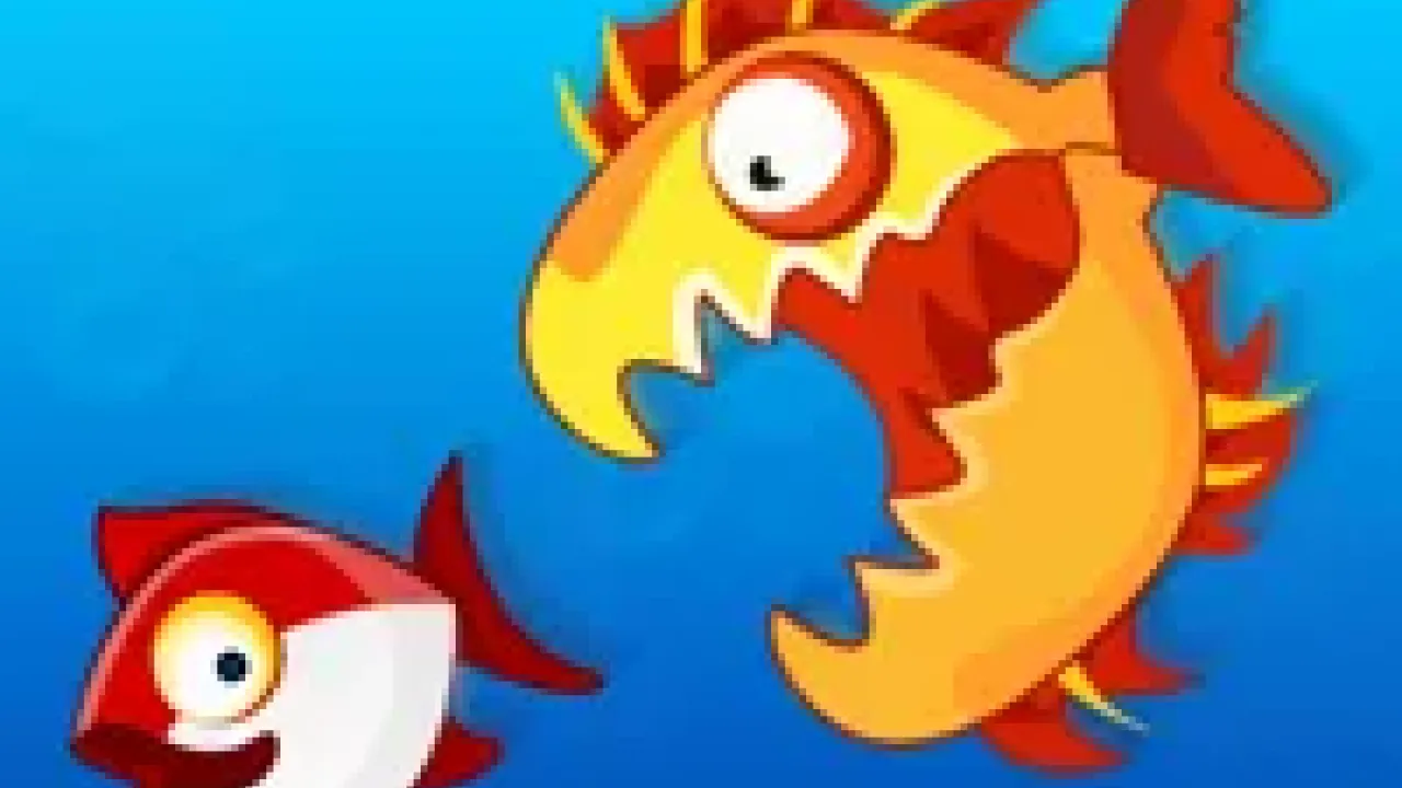 Master the fish eat fish getting big crazy games puzzle image