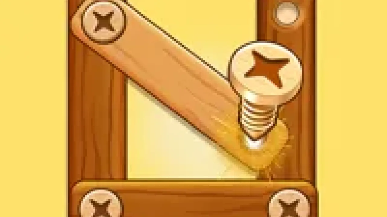 Master wood nuts and bolts online with this fun hypercasual game image