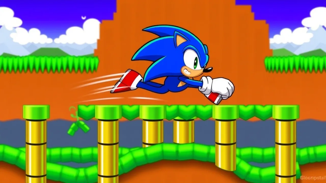 Play Sonic Flappy Free and Test Your Reflexes image