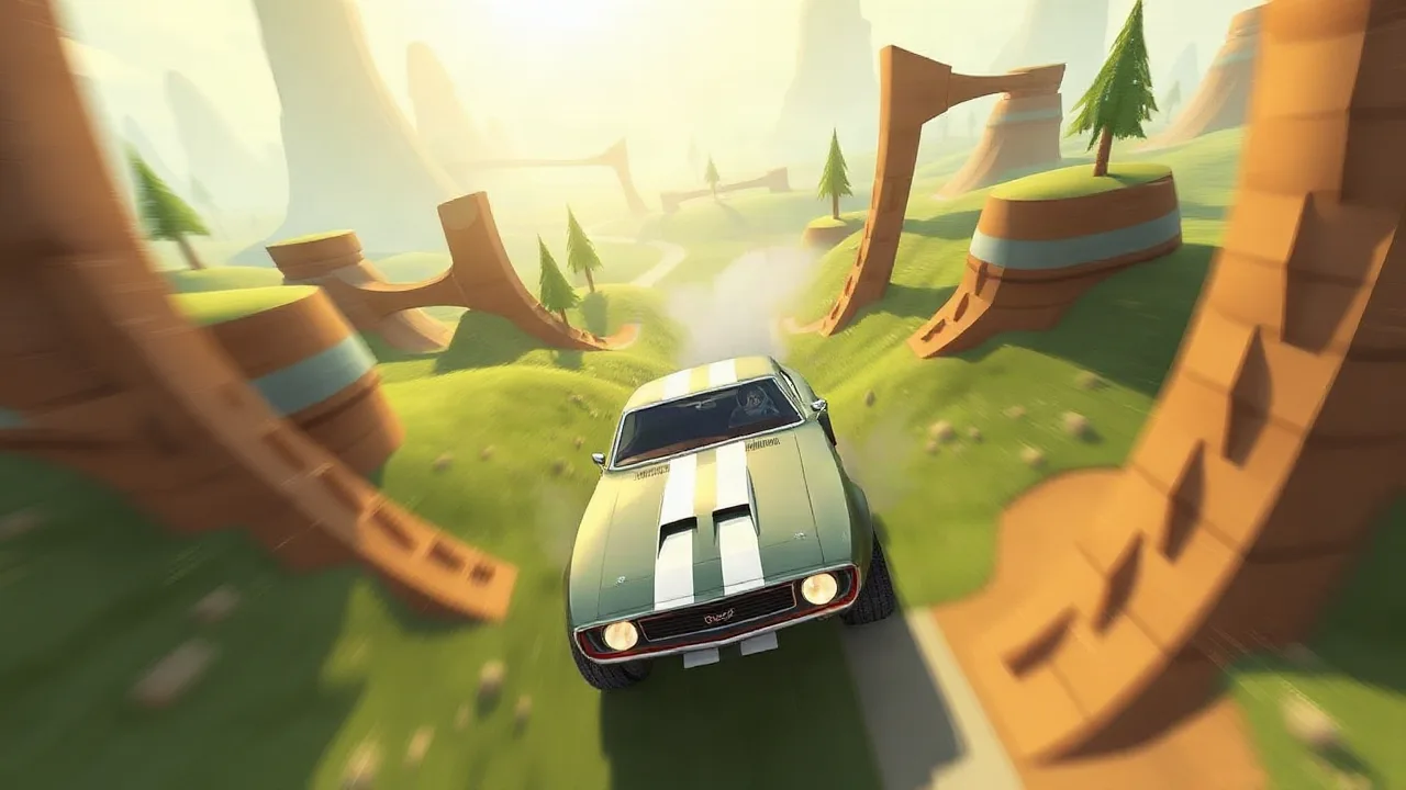 Drive Mad Kizi 10: The Ultimate Stunt Challenge image