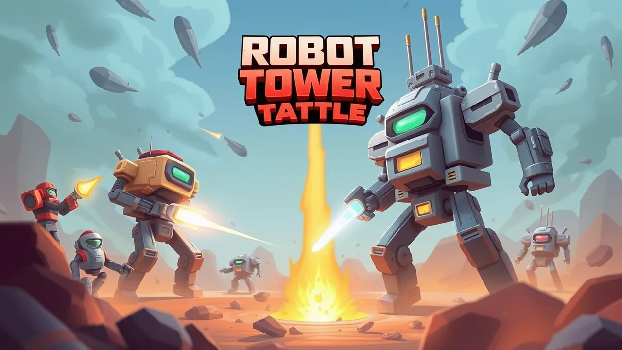Robot Tower Battle Game Kizi: Towering Challenges image