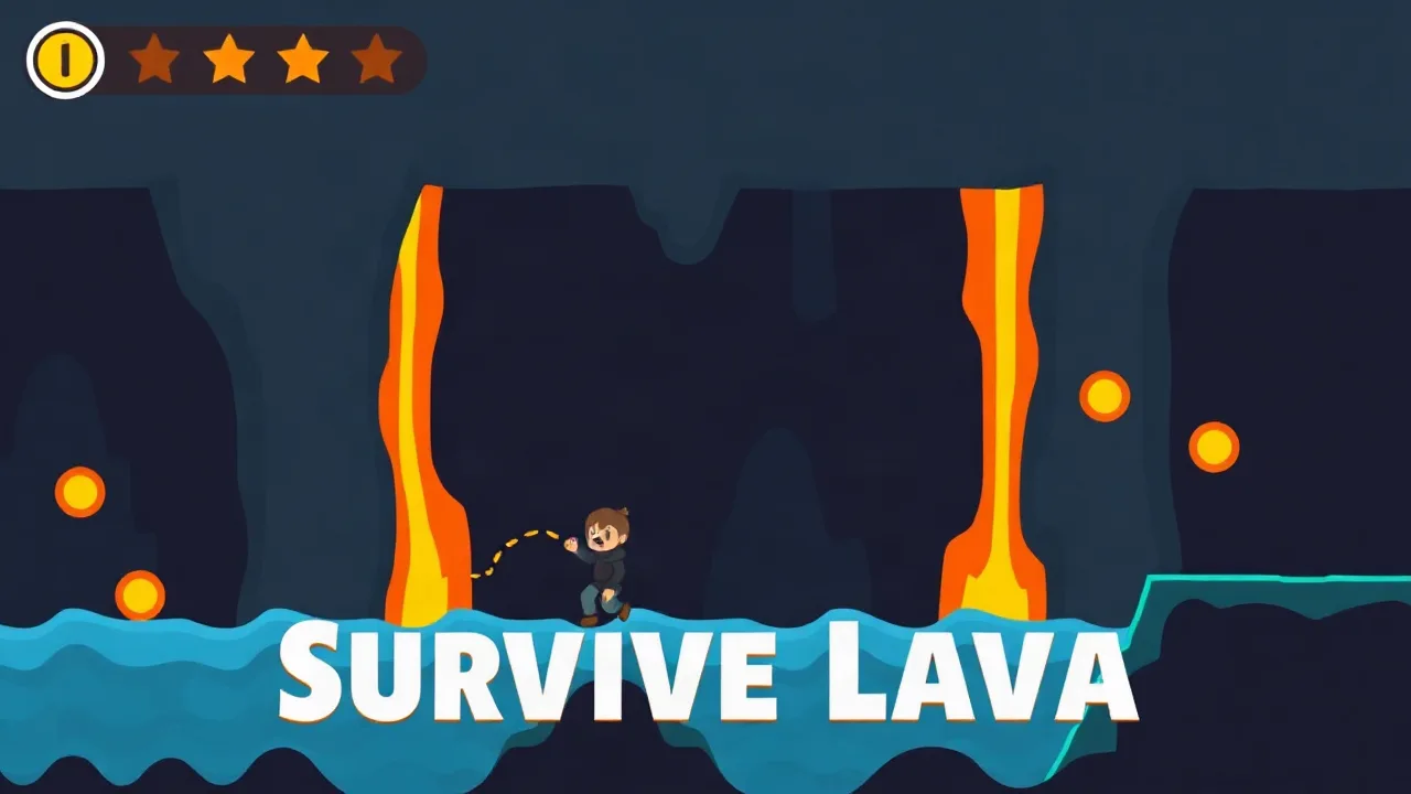 Mastering the Challenge in Survive Lava for Brainrots Unblocked image