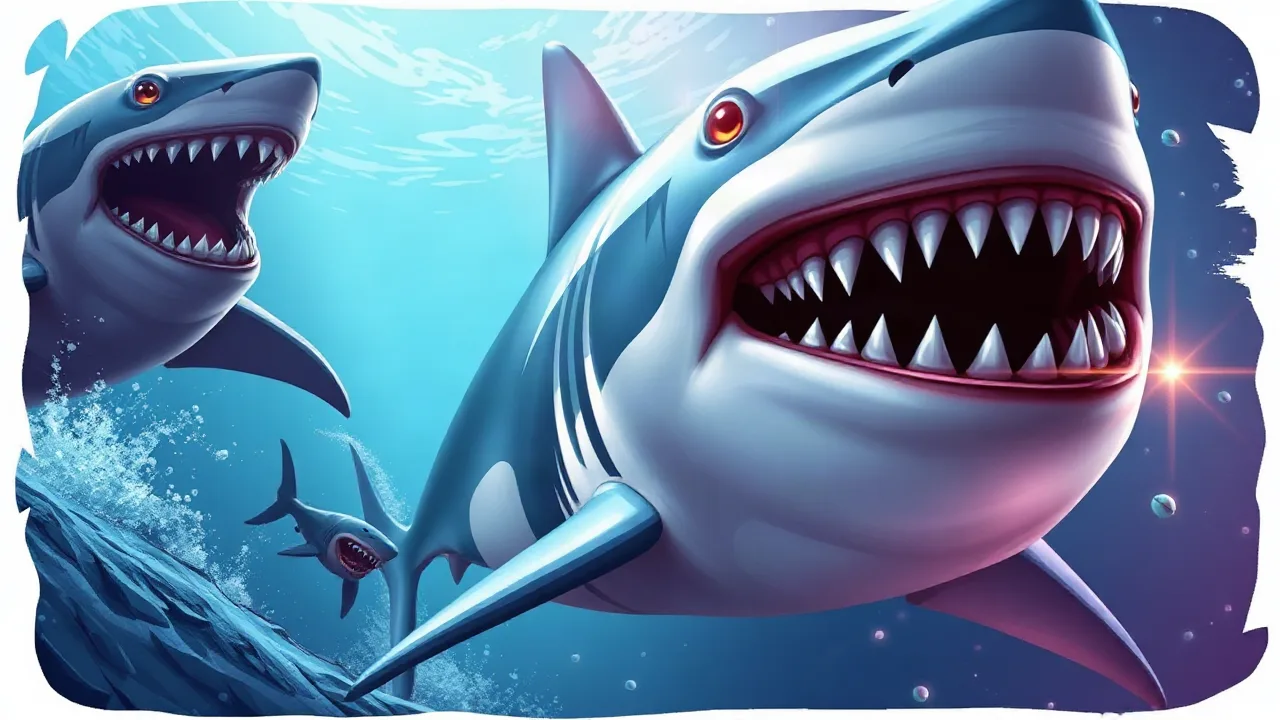 Survive the Deep in Hungry Shark 2 image