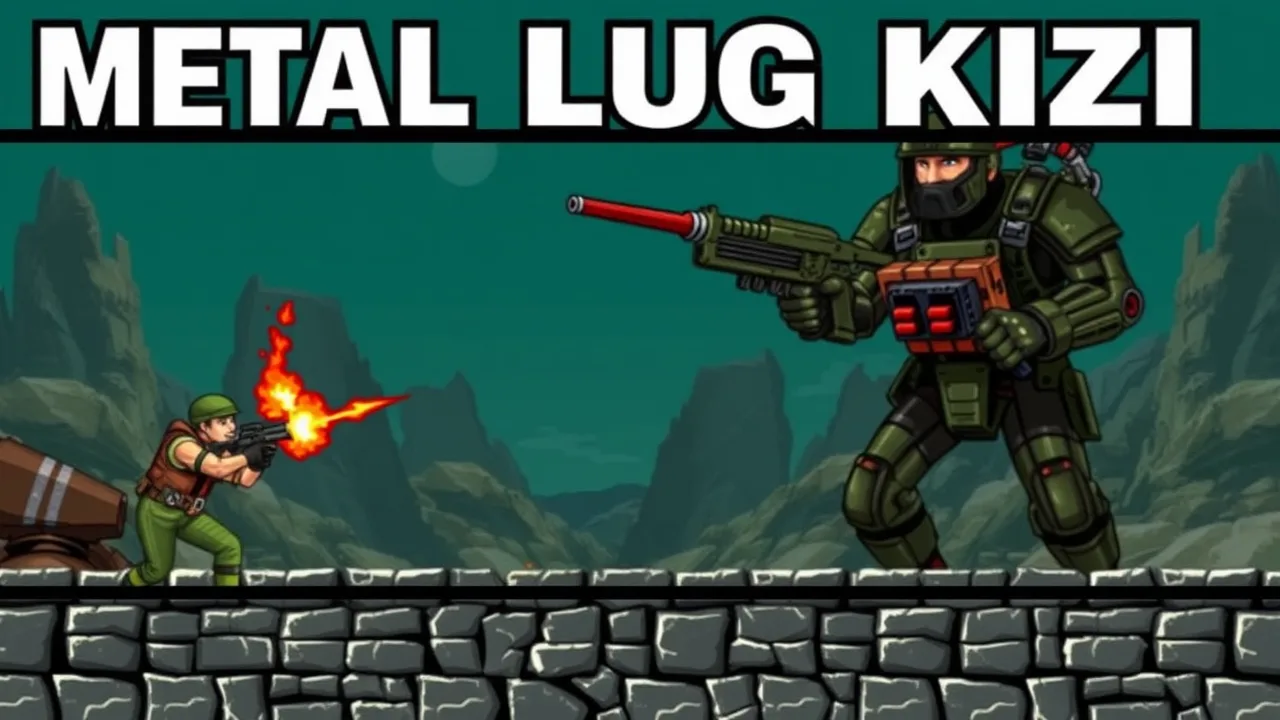 Metal Slug Kizi: Classic Run and Gun Action image