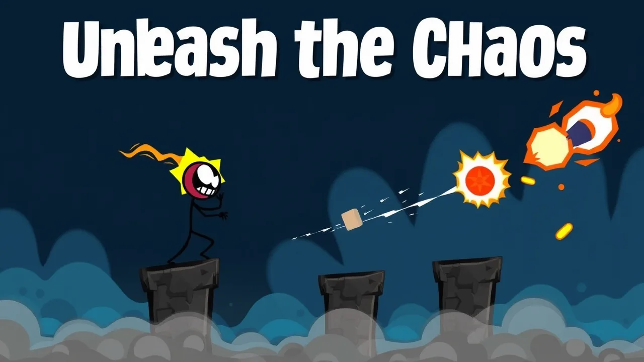Unleash the Chaos of stickman crash image