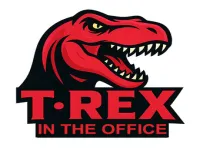 T-Rex in the office image