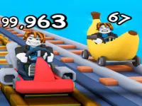 Obby: Climb Up and Slide Down on Minecarts image