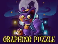 Graphing Puzzle Halloween image