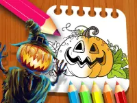 Hallowen Coloring Book image