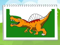 Coloring Book Dinosaurs image