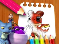 image bg Dragon Rescue Riders Coloring Book