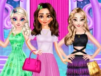 Princesses Different Style Dress Fashion image