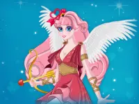 Cute Cupid is preparing for Valentines Day image