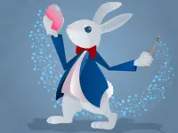 Funny Bunnies Coloring image