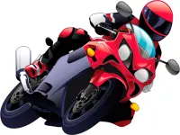 Cartoon Motorcycles Puzzle image