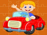 Pedal Cars Jigsaw image