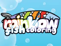 Rainbow Fish Coloring image
