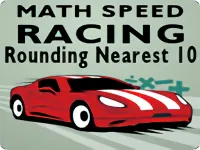 Math Speed Racing Rounding 10 image