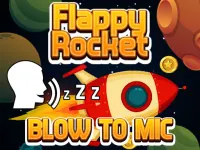Flappy Rocket Playing with Blowing to Mic image
