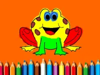 BTS Funny Frog Coloring Book image