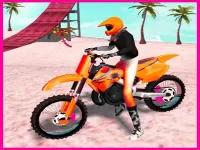 Motocross Beach Jumping Bike Stunt Game image