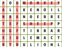 Animals Word Search image