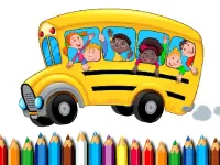 School Bus Coloring Book image
