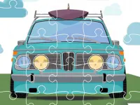 Retro Cars Jigsaw image