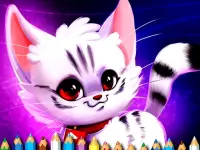 Cute Kitty Coloring image