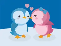 Cute Penguin Puzzle image