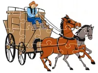 Wagons Jigsaw image