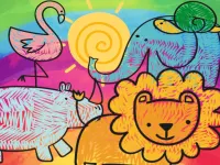 Little Animals Coloring image