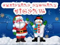 Christmas Snowman Jigsaw Puzzle image