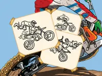 MotoCross Hero Coloring image