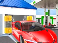 Gas Station : Car Parking image