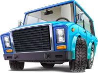Cartoon Trucks Puzzle image