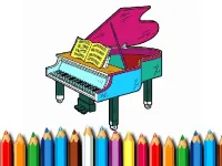 BTS Piano Coloring Book image