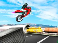 Trail Bike Vs Train Race image