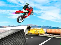 Trail Bike Vs Train Race image