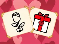 image bg Valentine Present Coloring